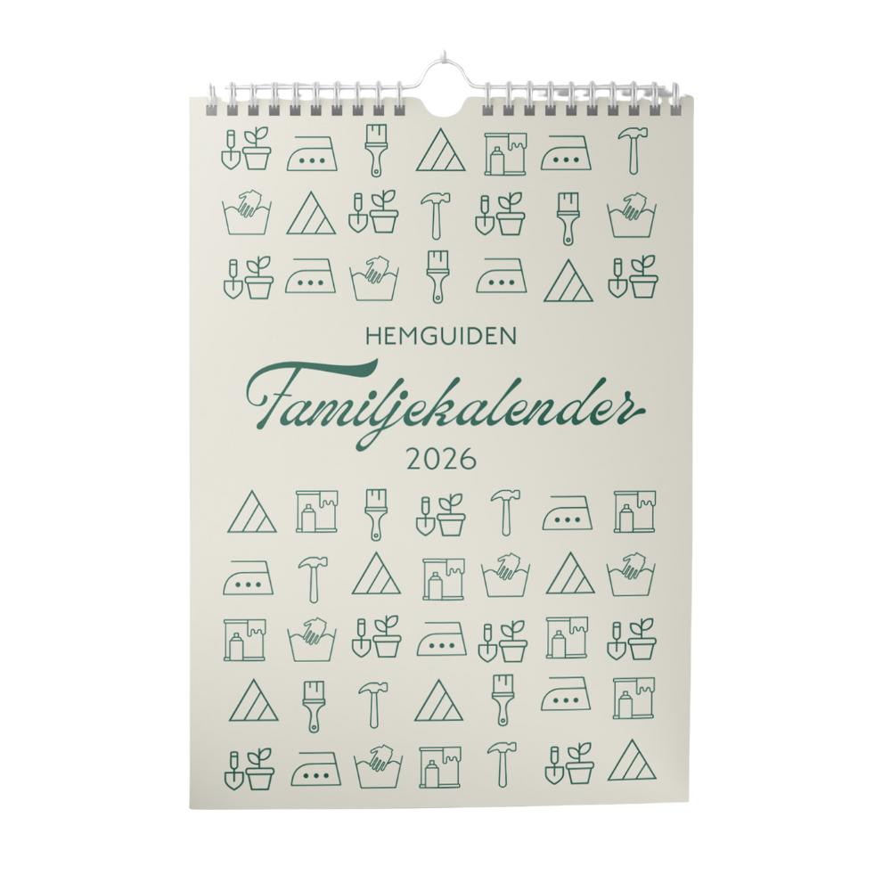 Familjens städkalender 2026