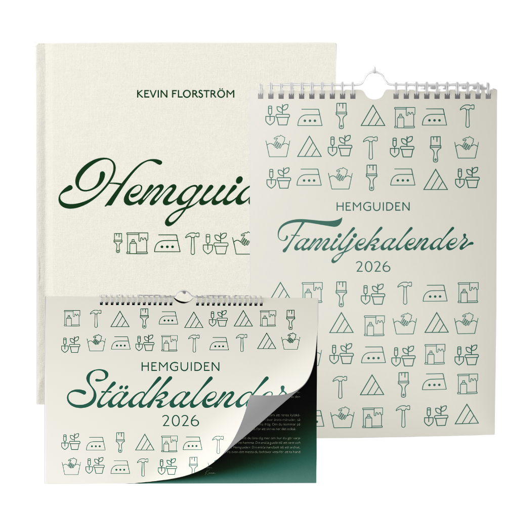 Hemguiden + Familjens städkalender 2026 + Städkalender 2026