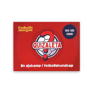 Quizaleta: en sjukamp i fotbollskunskap (förboka)