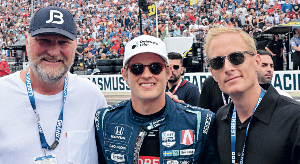 Marcus Ericsson, Janne Blomqvist & Erik Stenborg