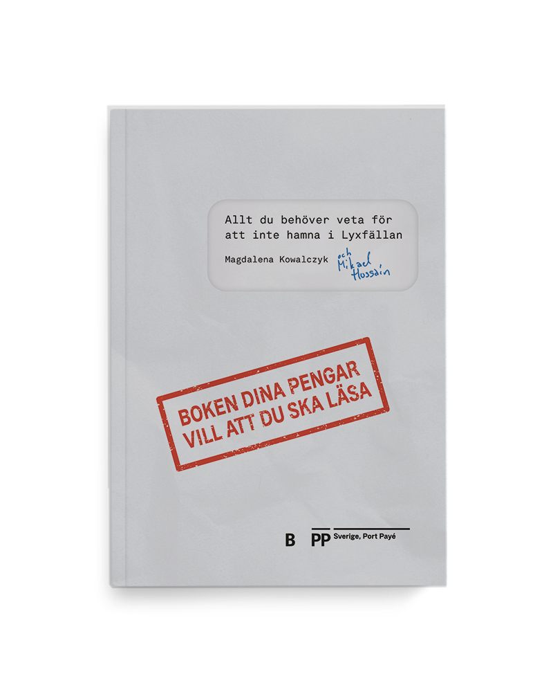 Boken dina pengar vill att du ska läsa