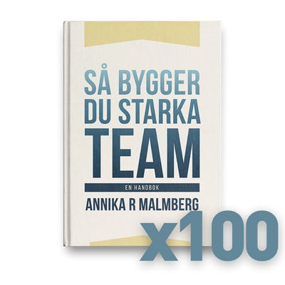 SIGNERAD Så bygger du starka team: en handbok x100